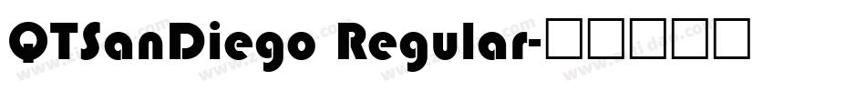QTSanDiego Regular字体转换
